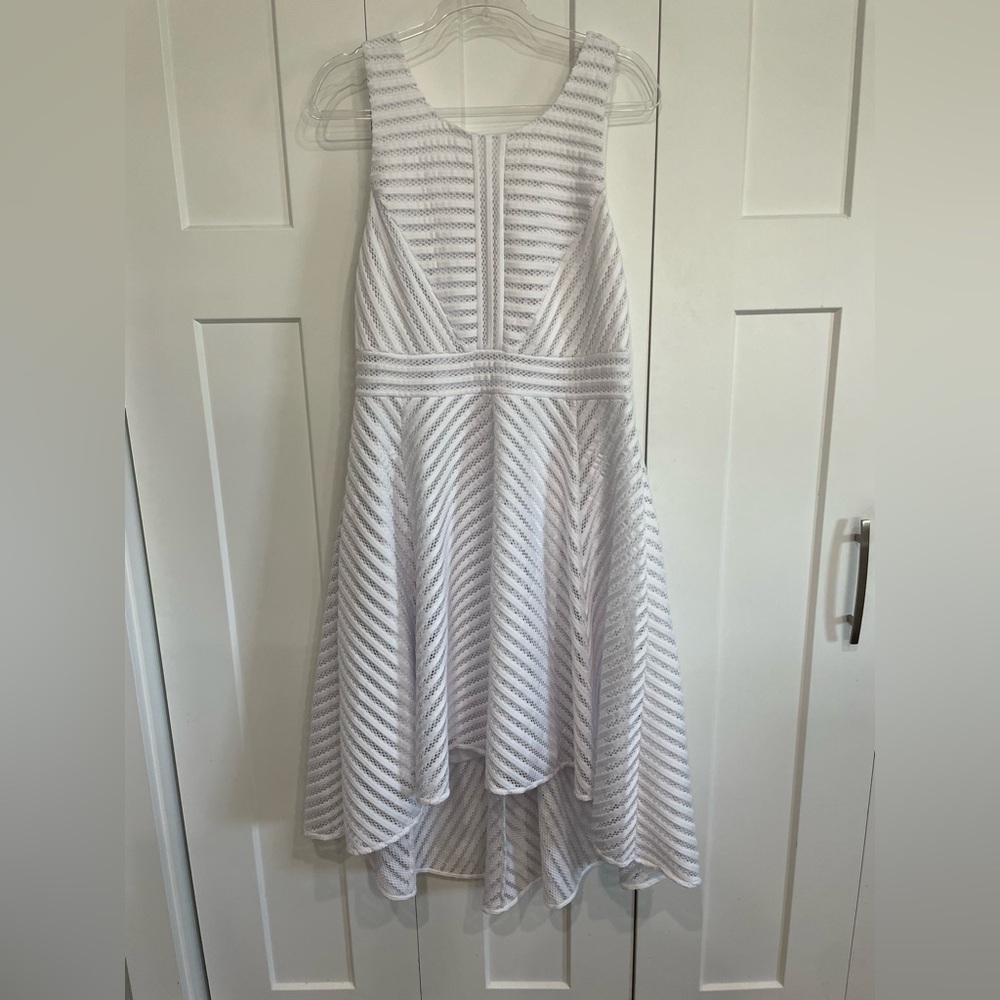 Lilly Pulitzer Tilly Midi Dress High Low White Size XL Fit & Flare